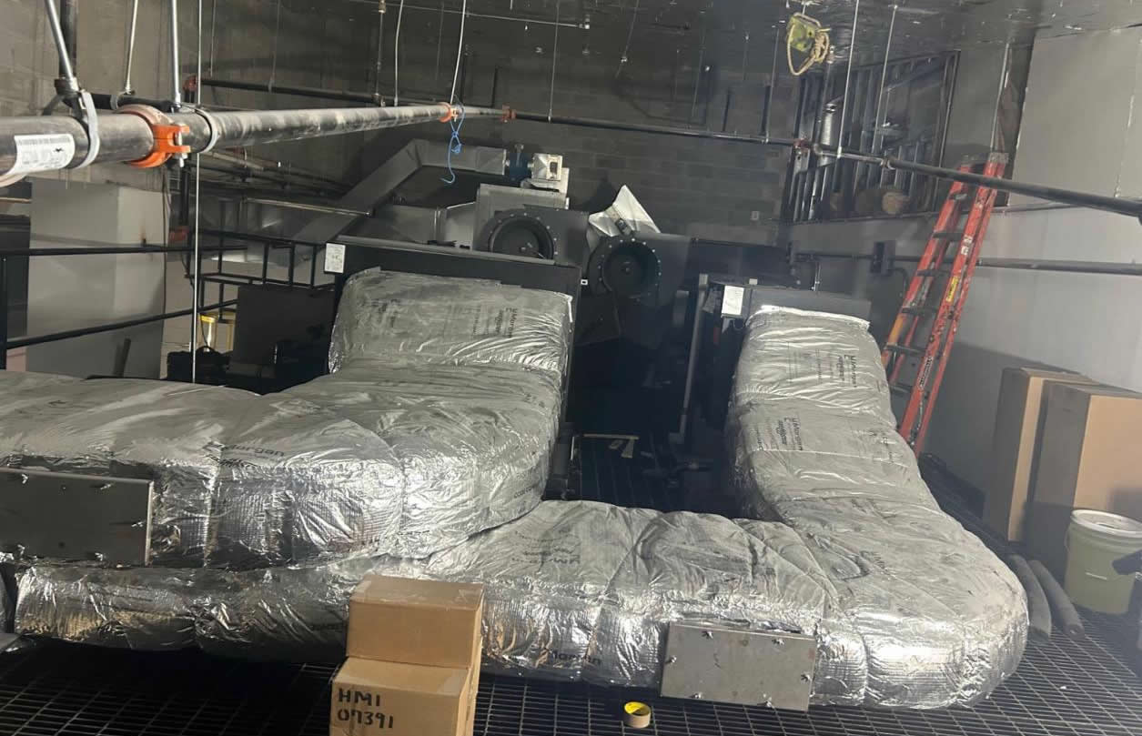 Ductwork and Fire Wrap AWS Certified